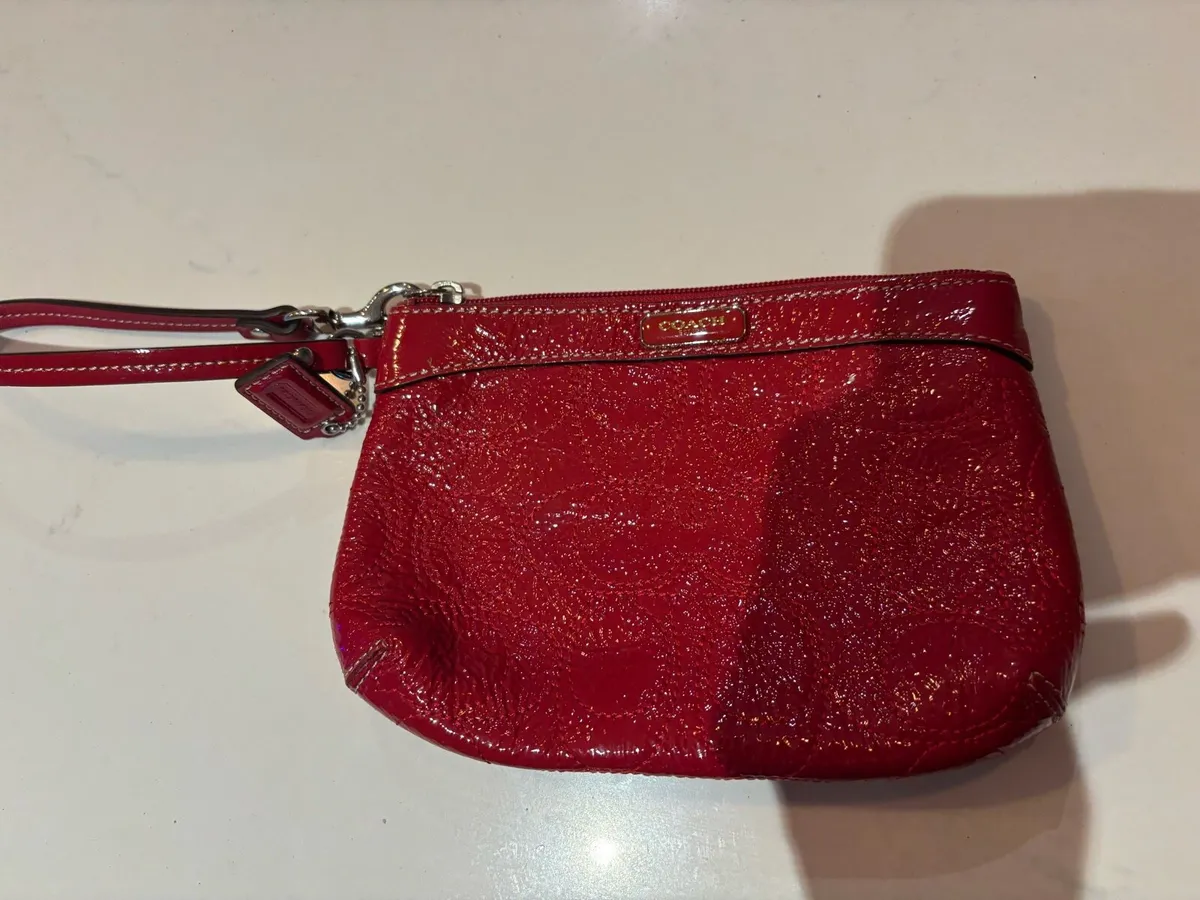 Coach Red clutch - Image 4