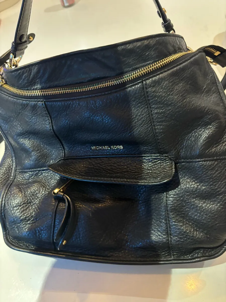 Michael Kors black leather bag - Image 2