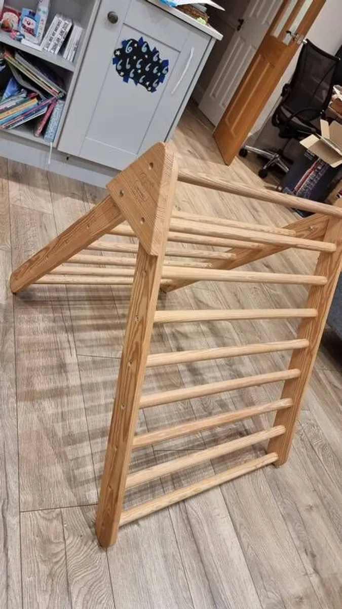 Pikler climbing triangle and slide - Image 3