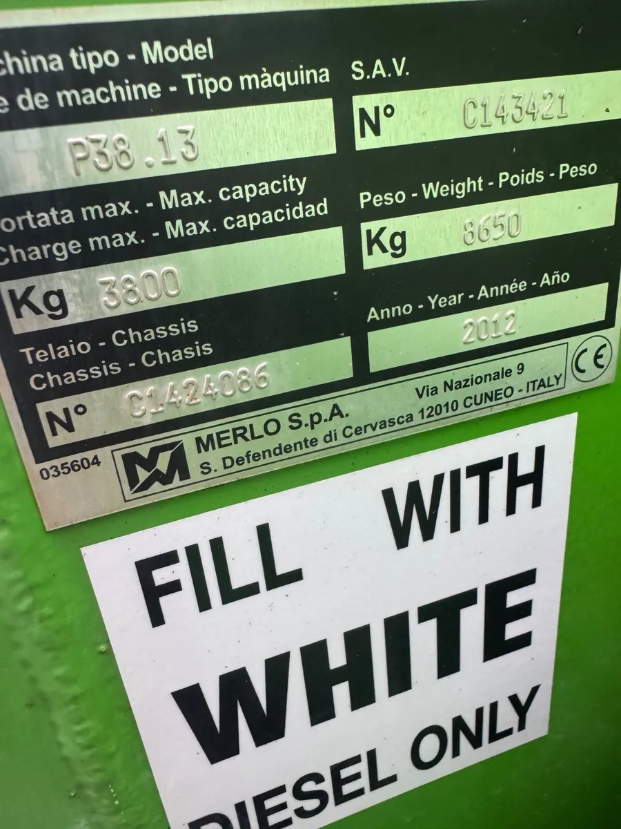 Merlo P38.13 Telehandler LOW HOURS - Image 3