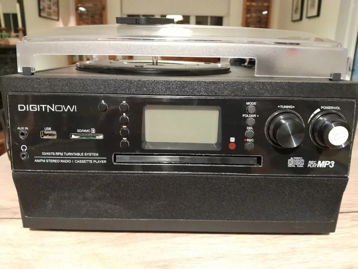 Record player with CD, cassette & radio - Image 1