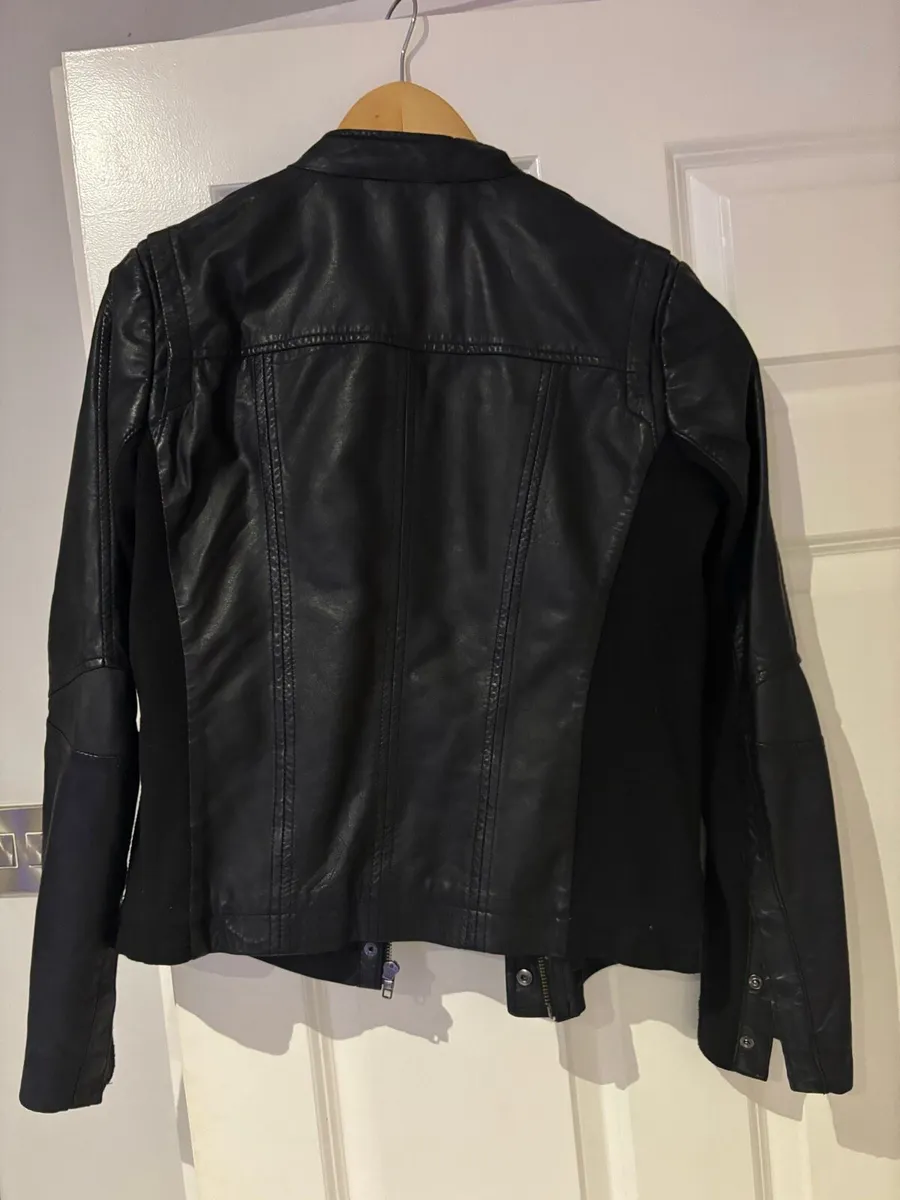 Mango leather jacket - Image 2