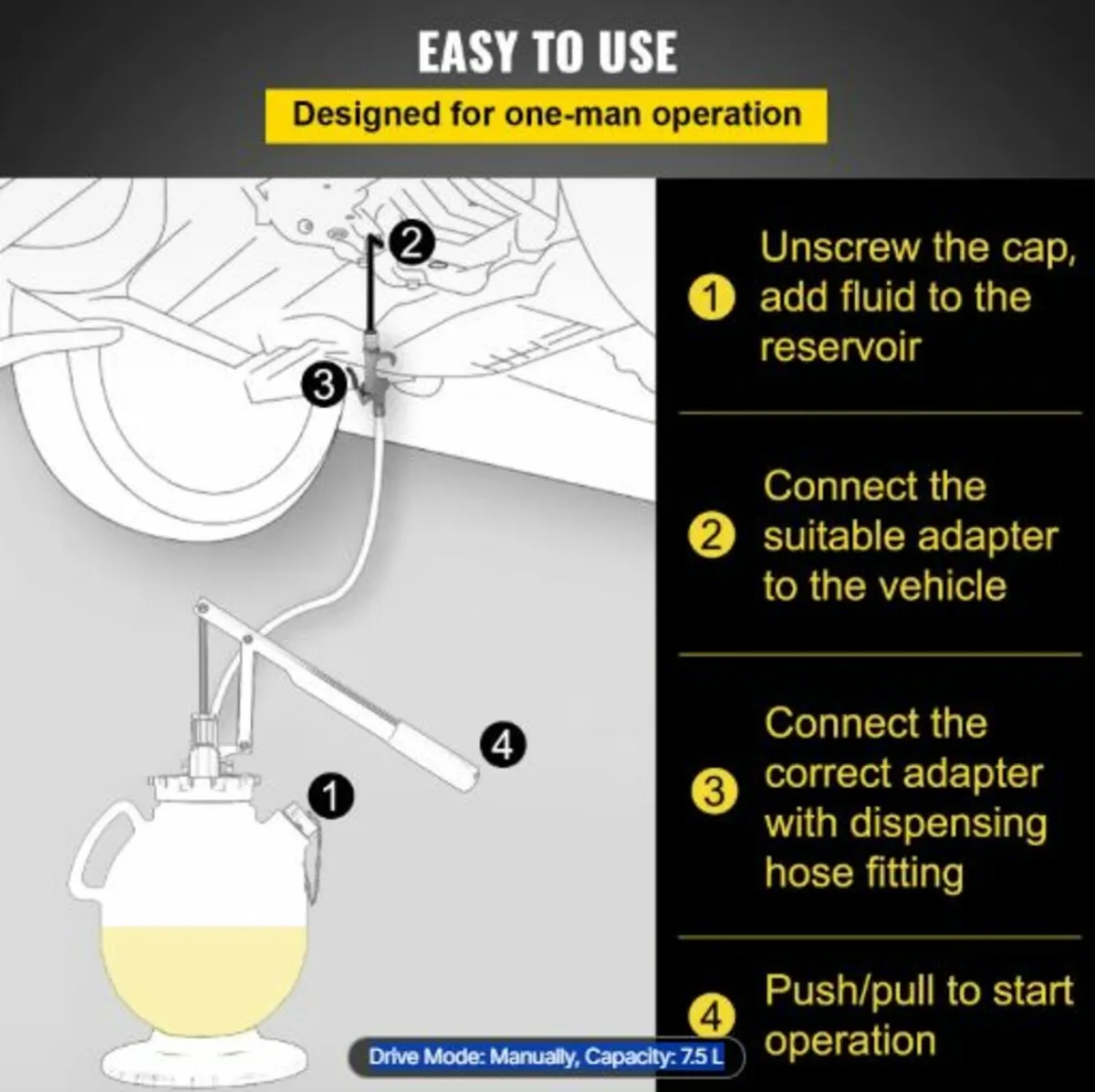 Transmission Fluid Pump Manual ATF Refill System - Image 4