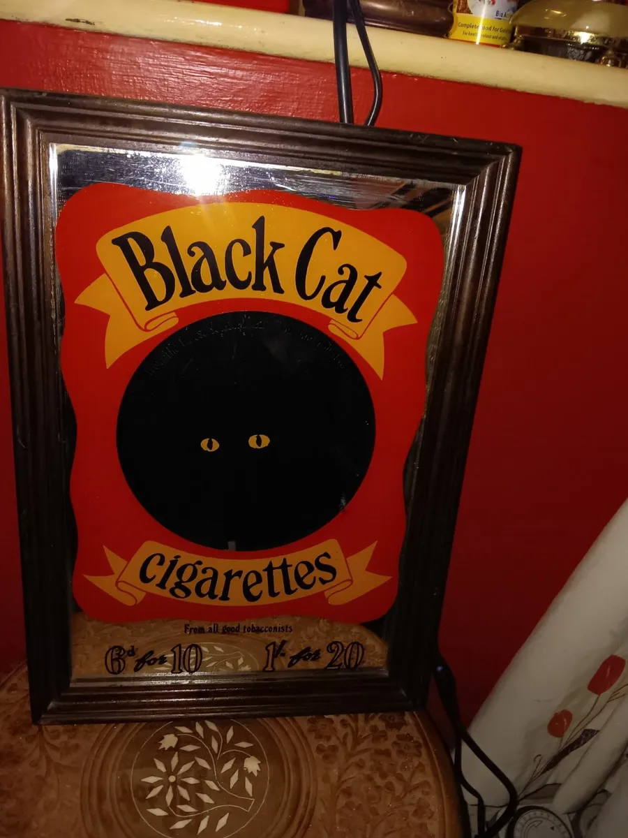 Vintage advertising mirror - Image 1