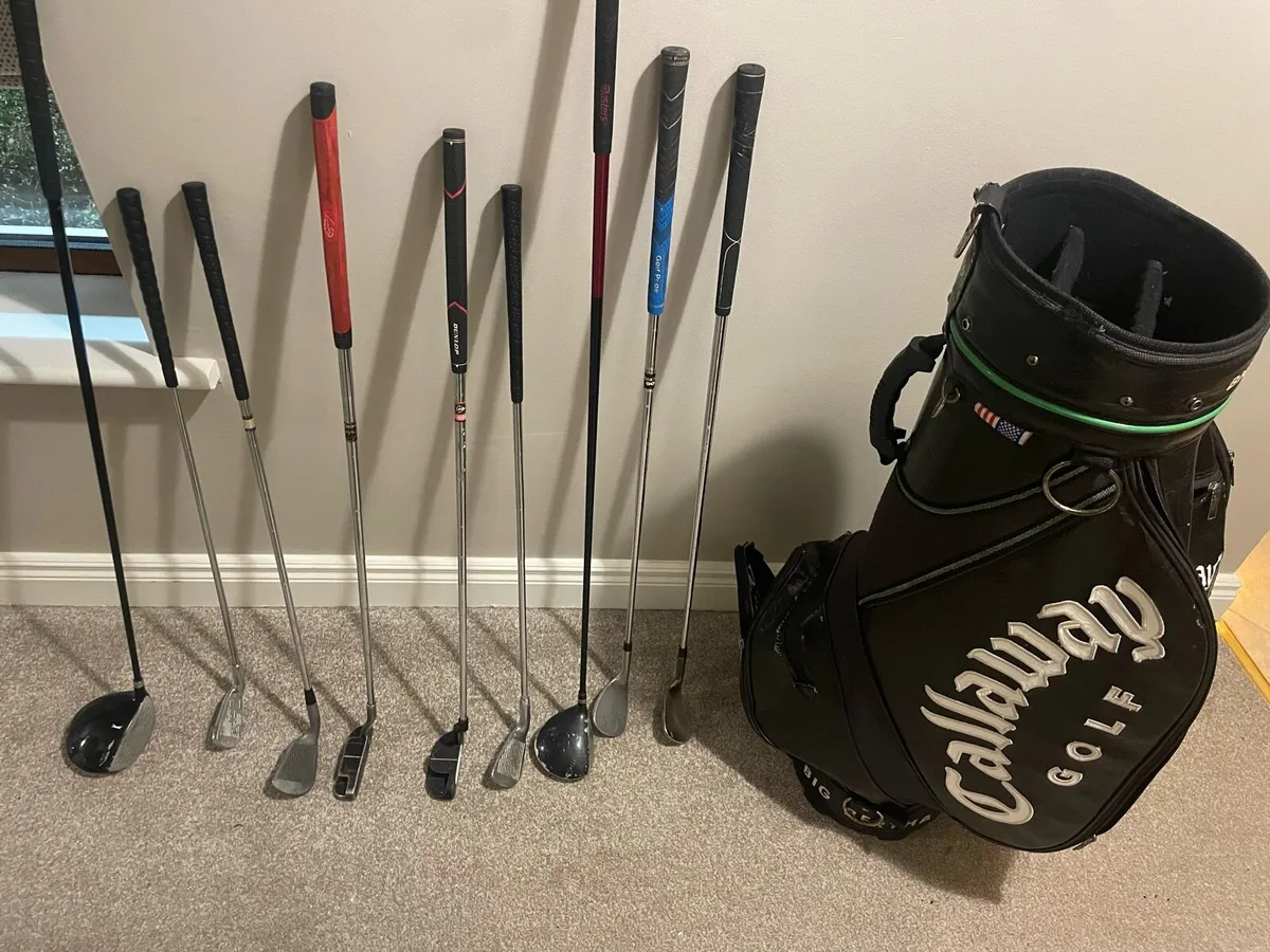 Golf bag and clubs