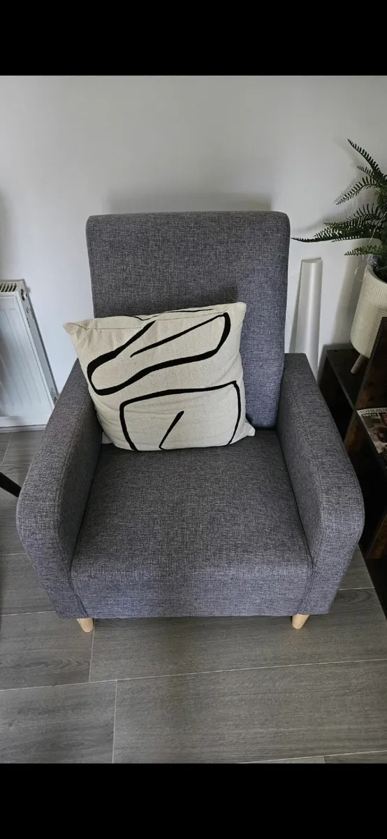Grey Armchair for sale - Image 1