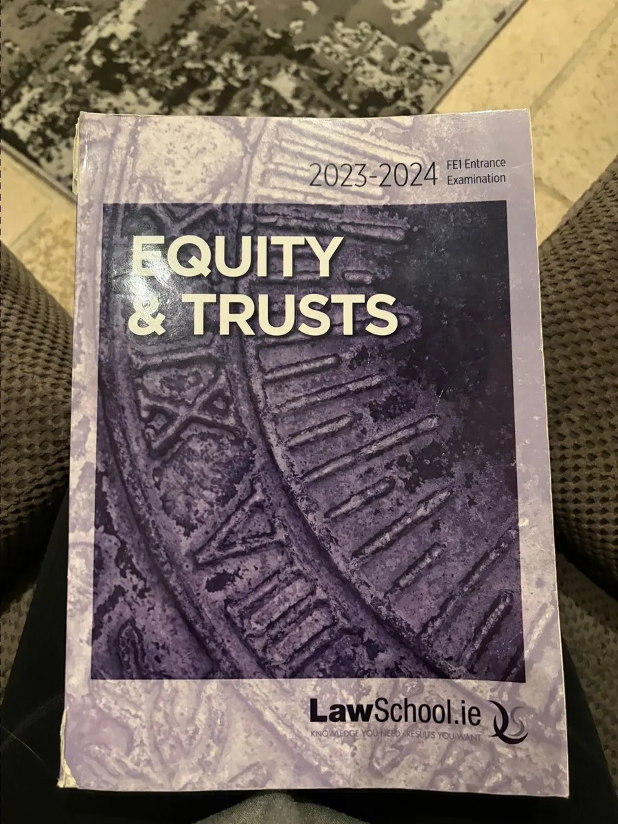 Equity and Trusts Law FE1 Manual - Image 1