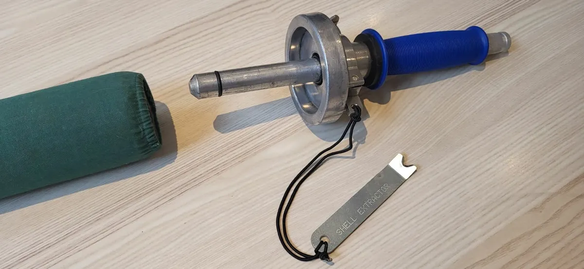 Sporting Saint Dummy Launcher with Canvas Dummy - Image 2