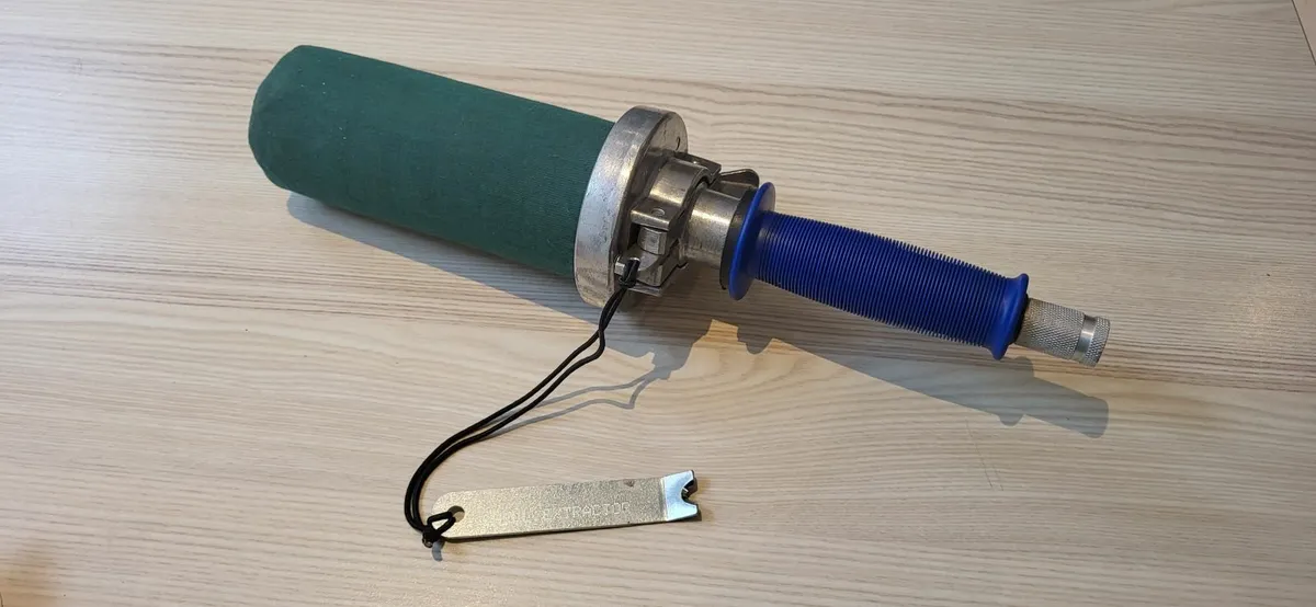 Sporting Saint Dummy Launcher with Canvas Dummy - Image 1