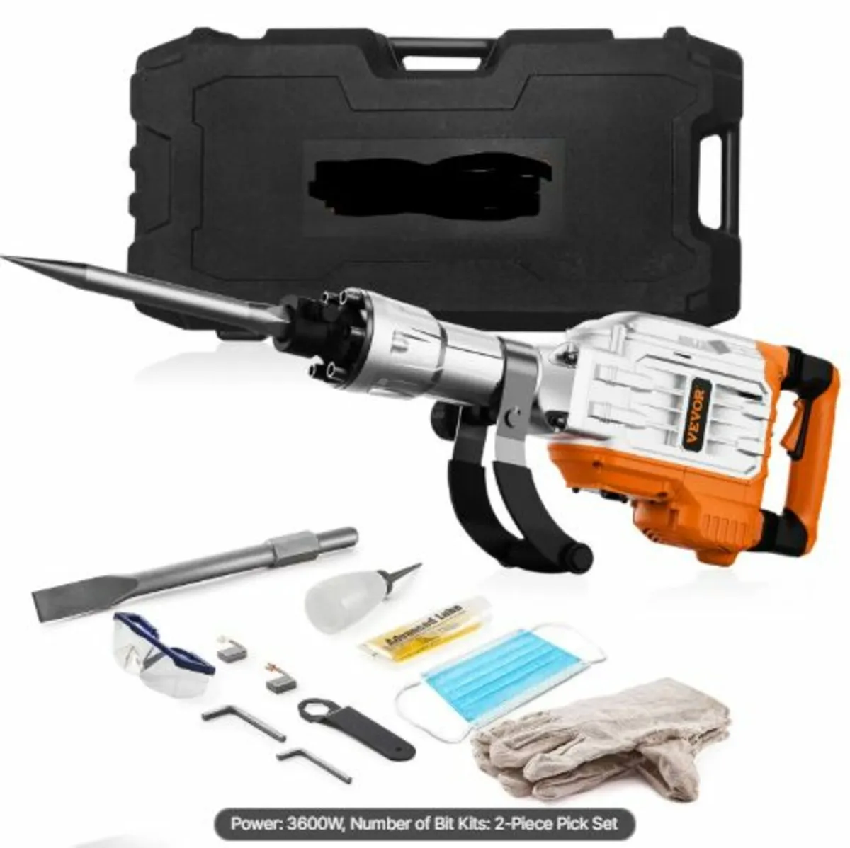 Demolition Jack Hammer, 3500W Jack Hammer Concrete - Image 1