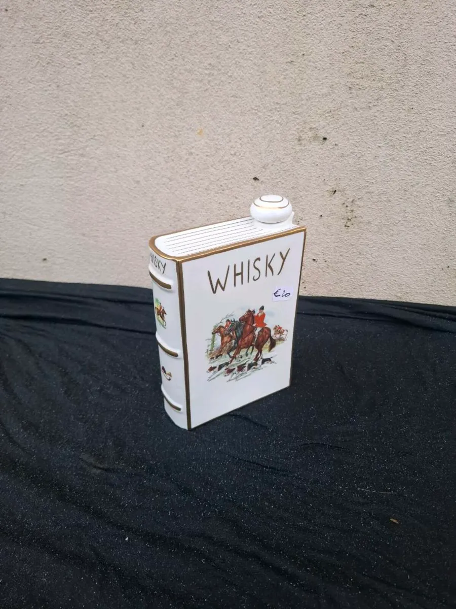 Whiskey porcelain bottle postage possible - Image 1