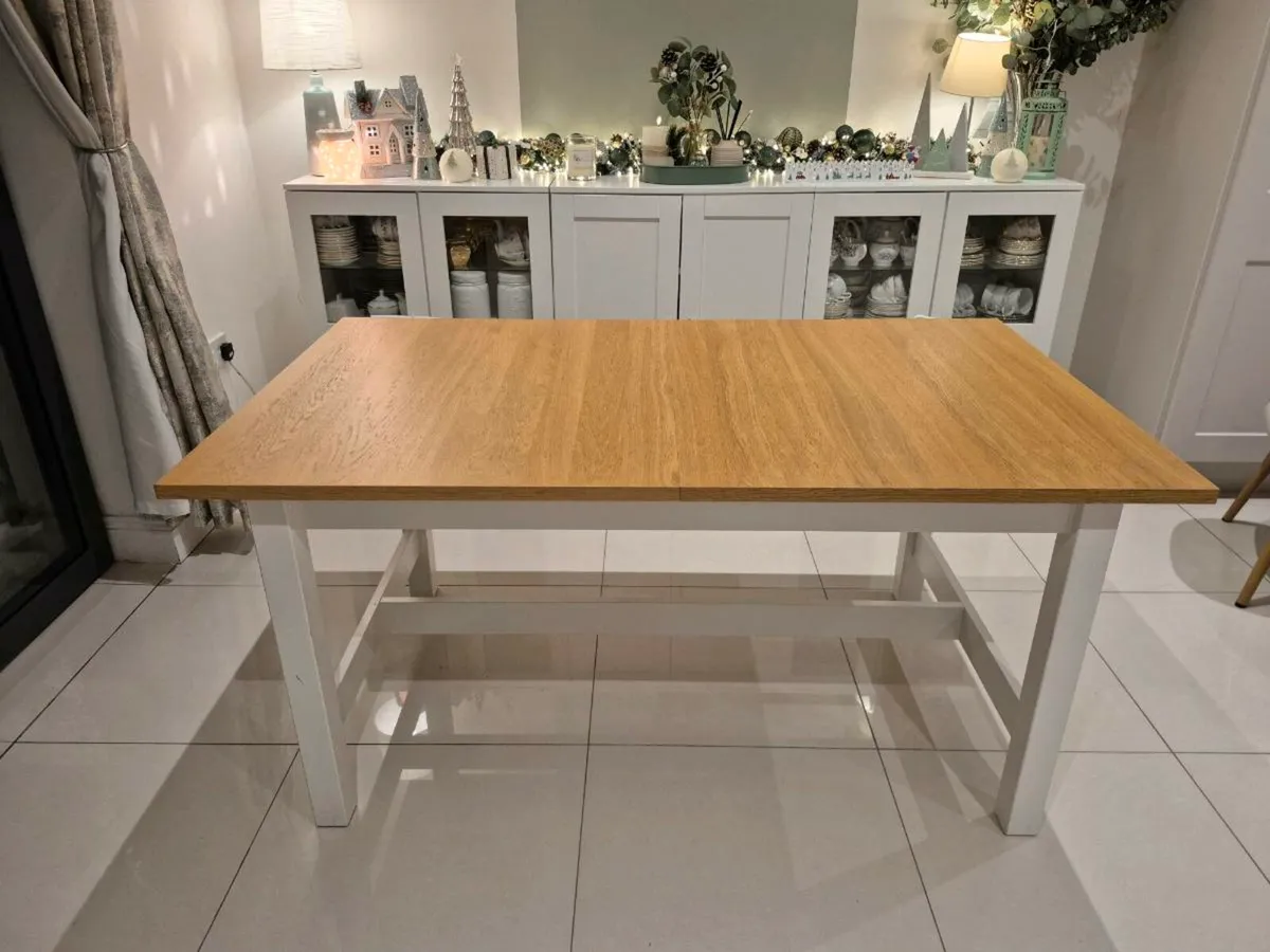 Extendable kitchen dining room table - Image 3