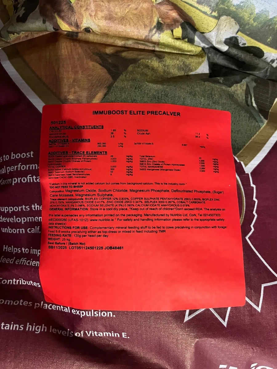 Precalver Elite Dry cow mineral - Image 2