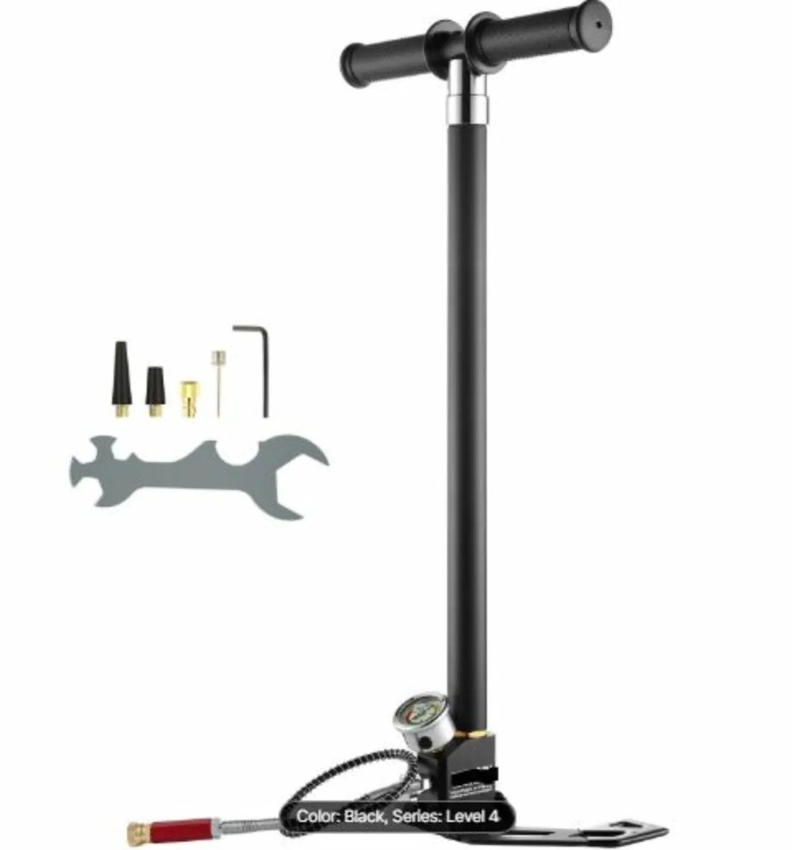 PCP Hand Pump, 4 Stage, 30Mpa 4500 PSI High Press - Image 1