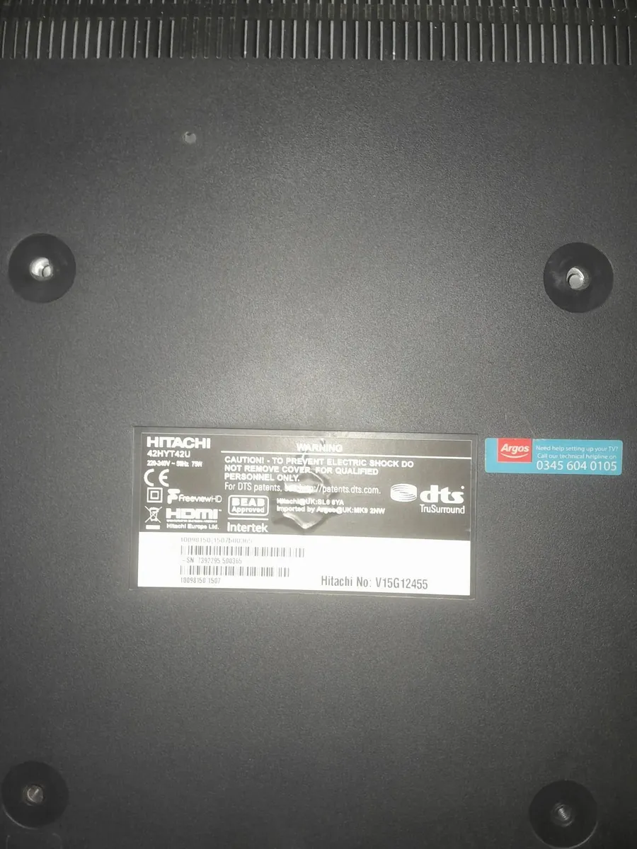 43 inch Hitachi tv - Image 3