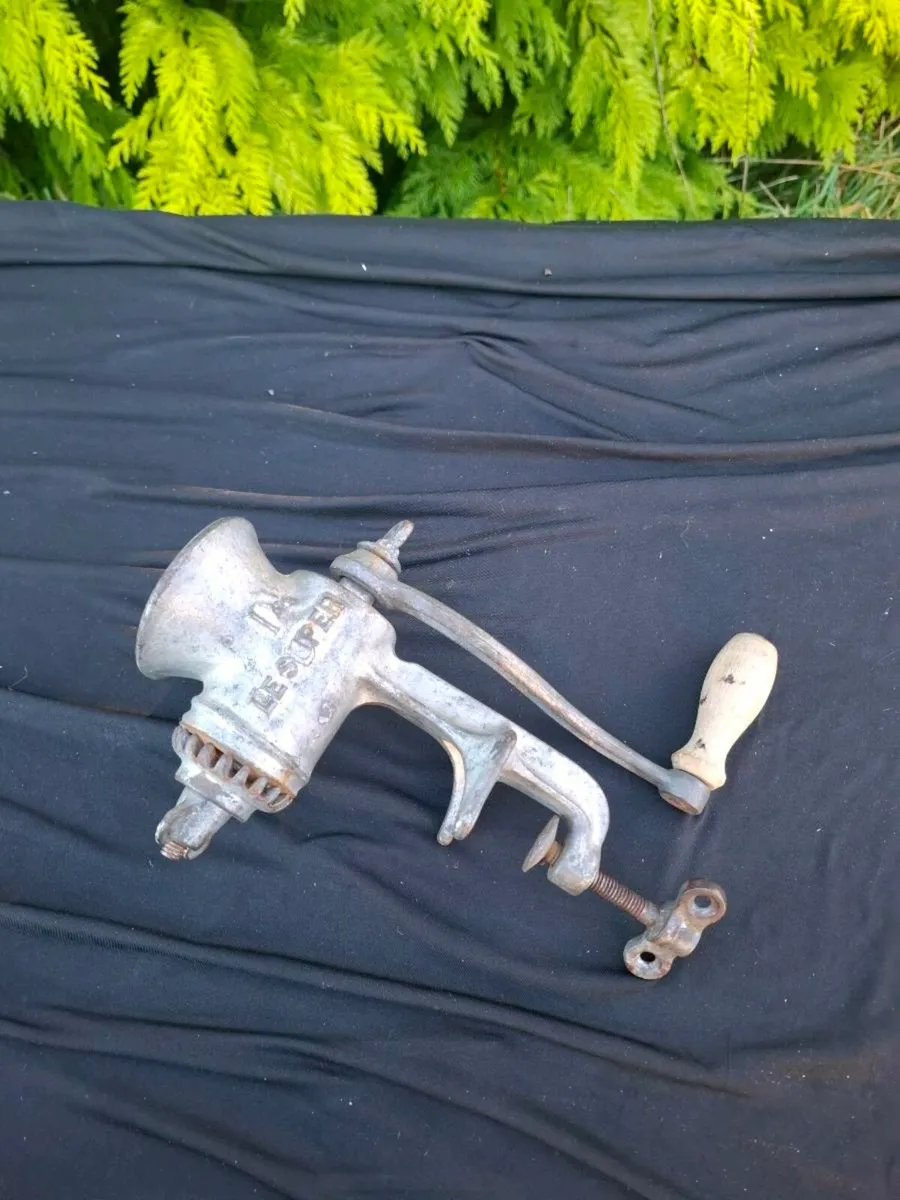 Vintage meat grinder postage possible