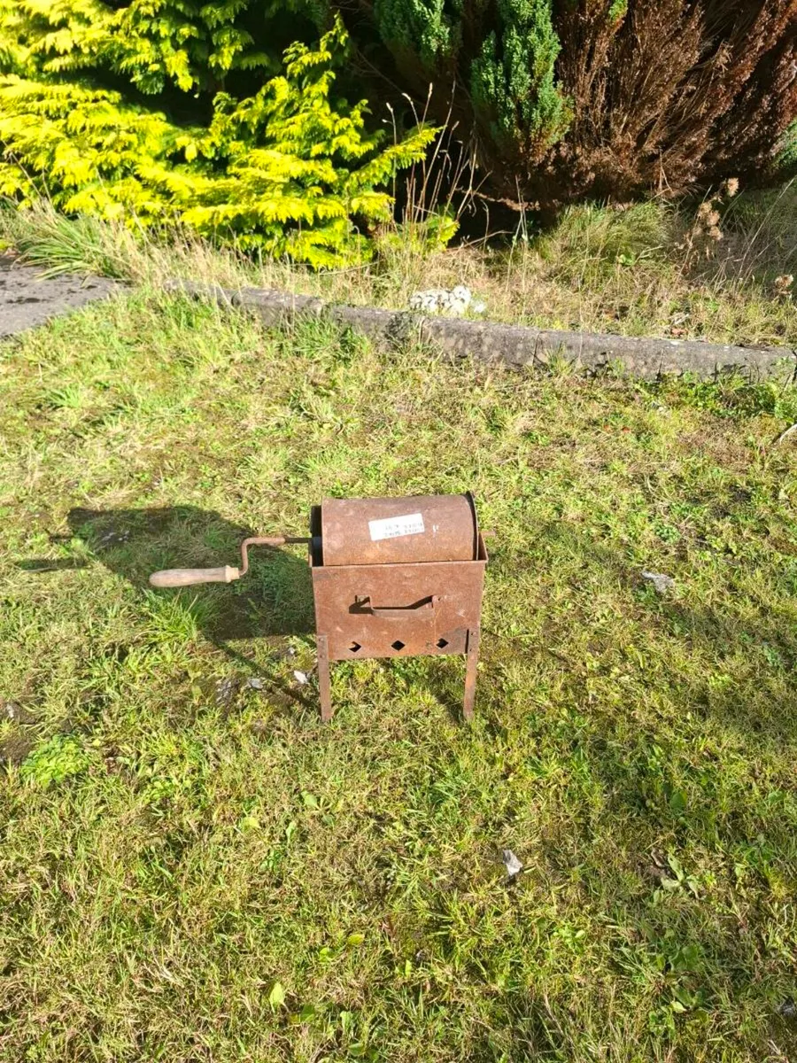 Antique coffee beans roaster - Image 1