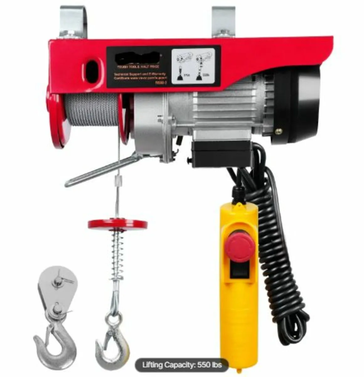 Electric Hoist,249.5 kg Lifting Capacity,510W 220V - Image 1