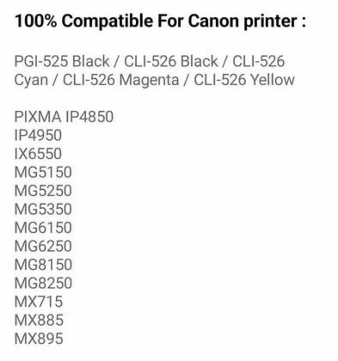 ink cartridge compatible with canon pixma 10 e eac - Image 2