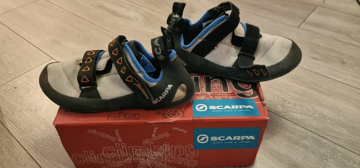 Climbing Shoes (Scarpa) and Harness (Singing Rock) - Image 1