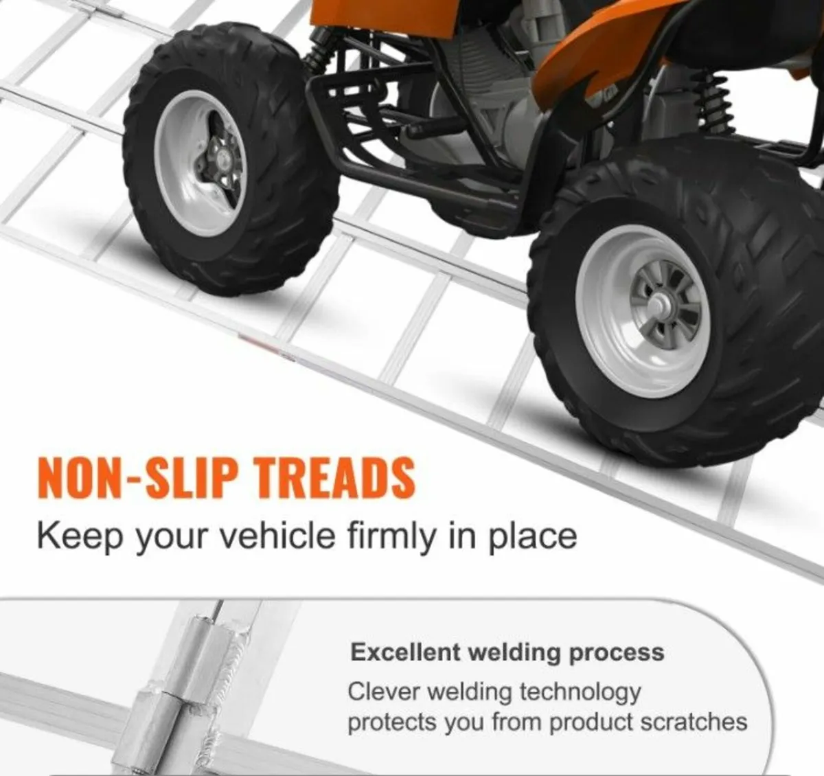 Extra Wide Aluminum Foldable Ramp - Image 4