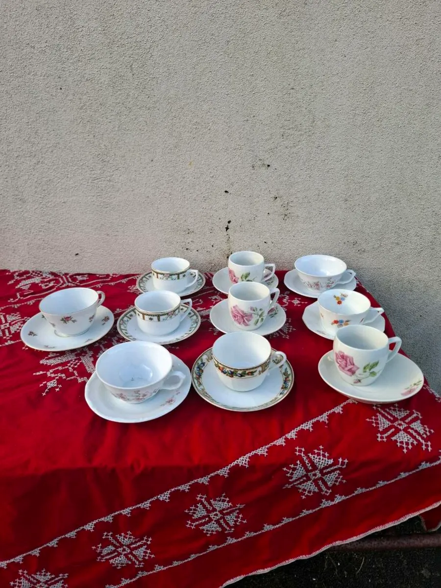 10 mix and match china tea cups postage possible - Image 2