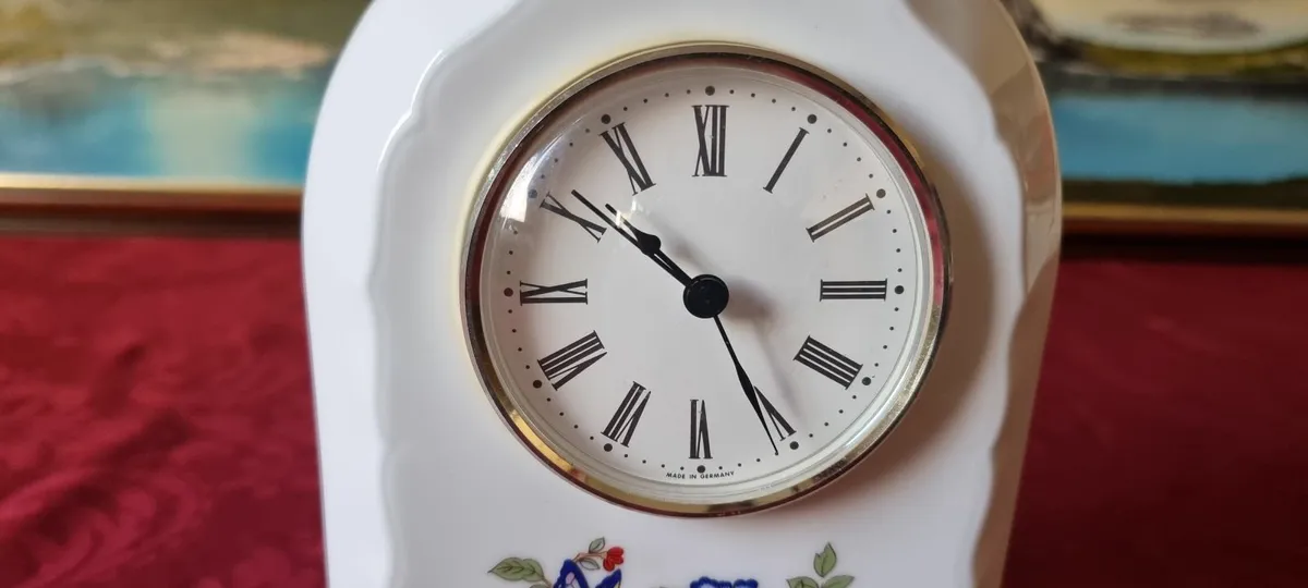 New InBox Royal Tara Harmony Irish BoneChina Clock - Image 4