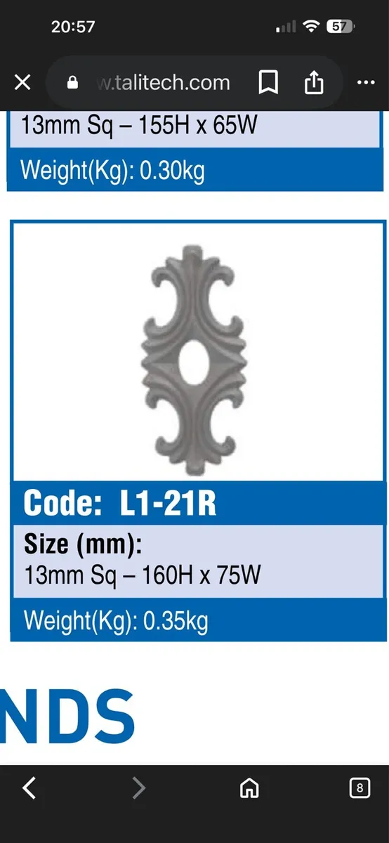 Weld center pices - Image 1