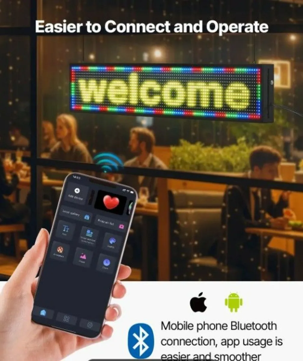 Programmable LED Sign Bluetooth - Image 3