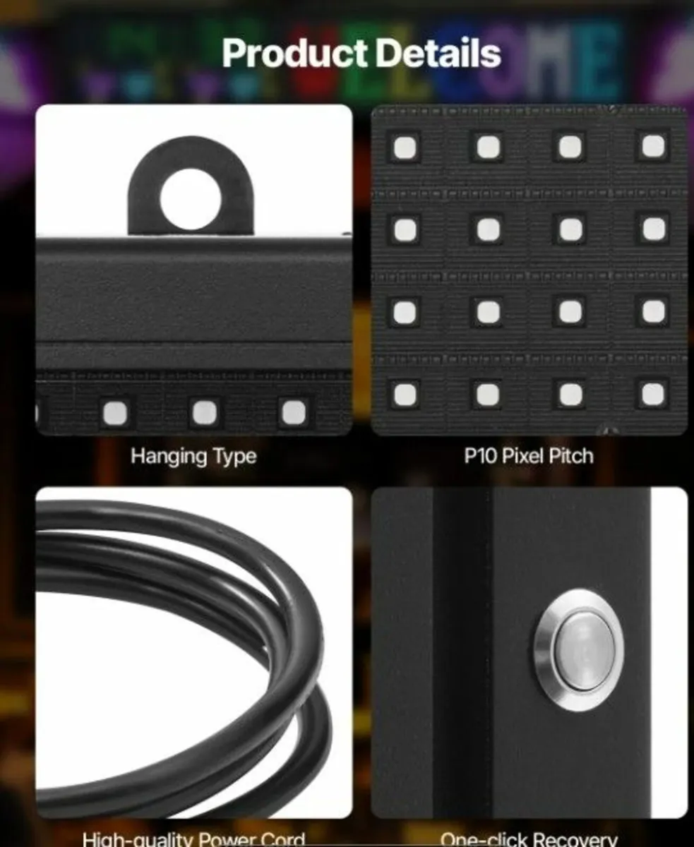 Programmable LED Sign Bluetooth - Image 4