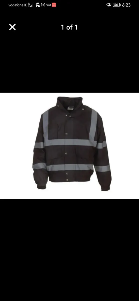 Waterproof hi viz jacket