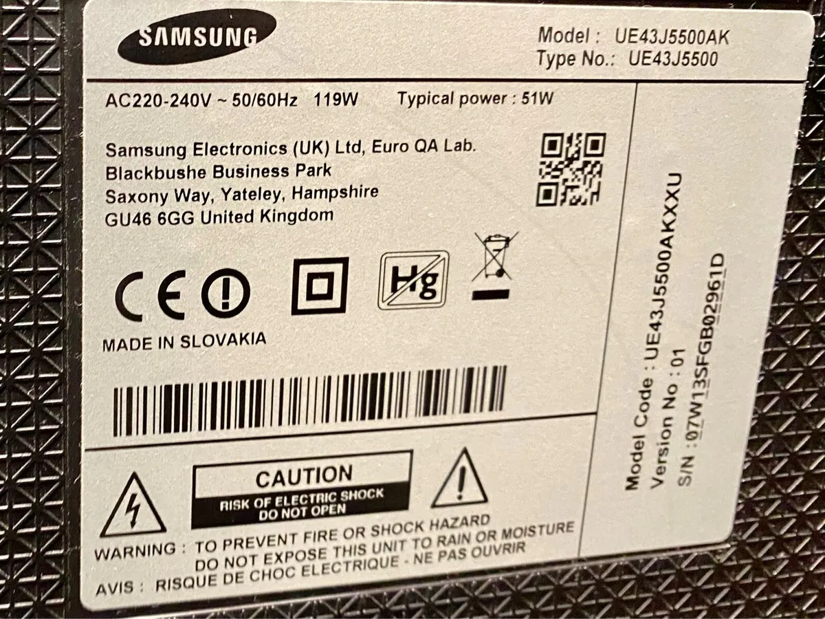 Samsung 43” smart TV - Image 3