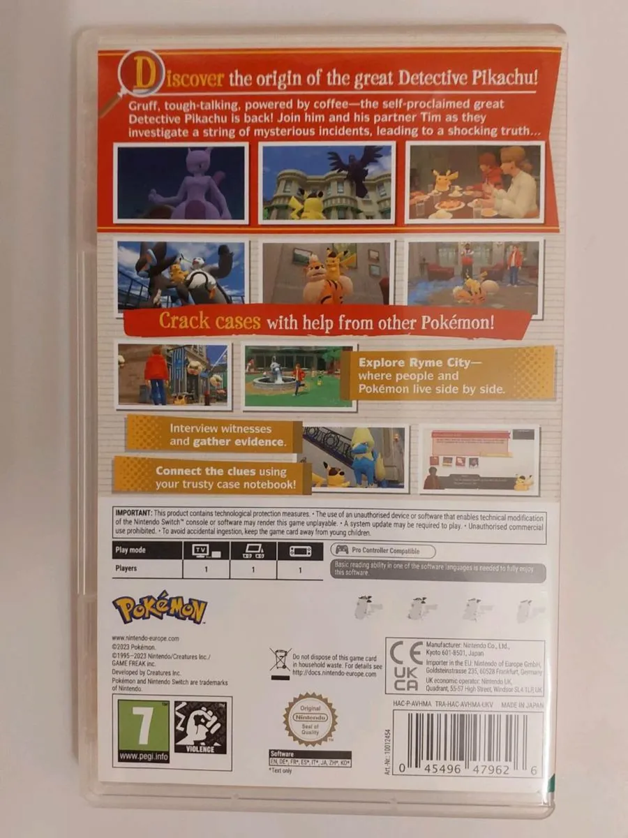 Nintendo Switch - Detective Pikachu Returns - Image 2