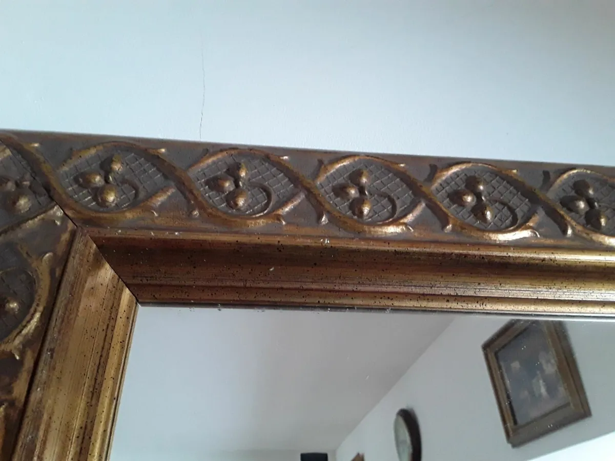 Large long mirror beautiful frame - Image 1