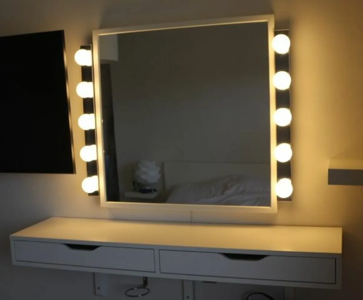 Ikea Ekby Alex With Ledsjo LED Wall Lamps - Image 3