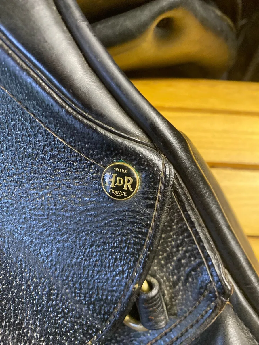 HDr 16.5” black Leather jump saddle - Image 4