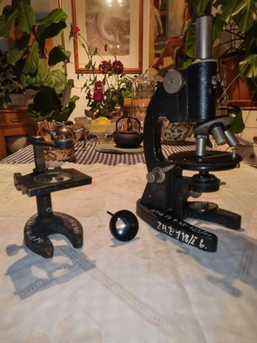 Vintage microscope - Medical Academy Gdansk - Image 1