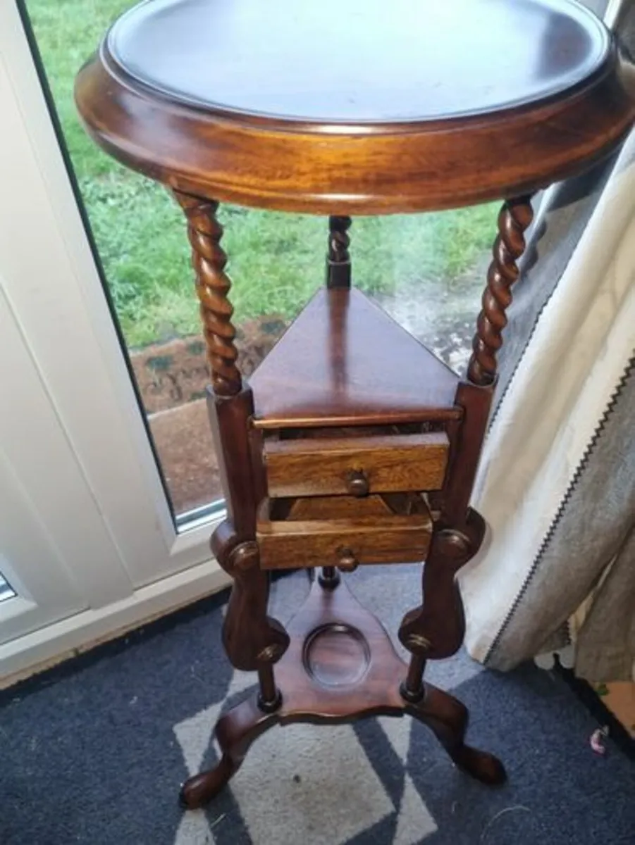 Mahogany Plant Stand - Image 3