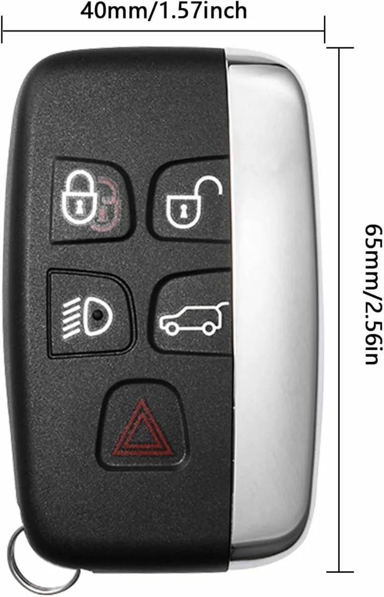 5 Button Car Key Fob Cover Replacement For Range R - Image 1