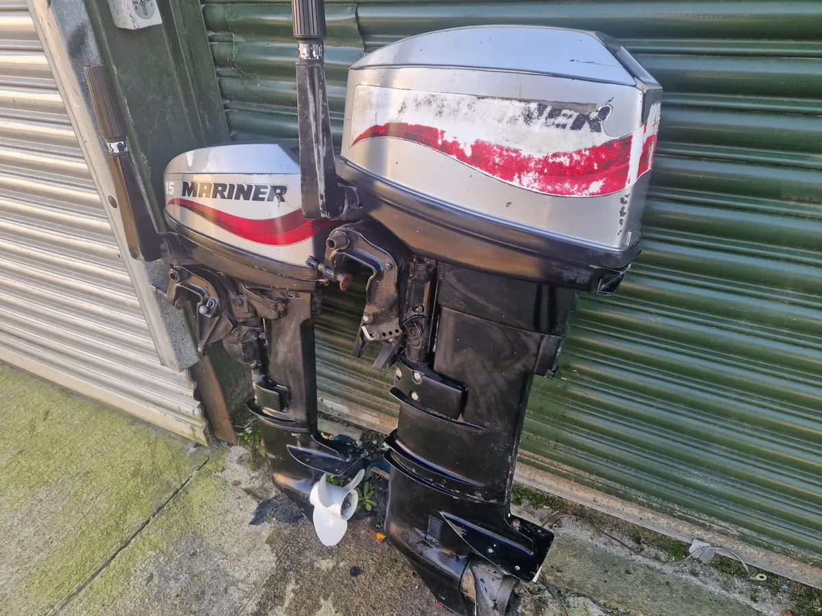 Mariner 15 & Mariner 25 hp Outboard  motors - Image 1