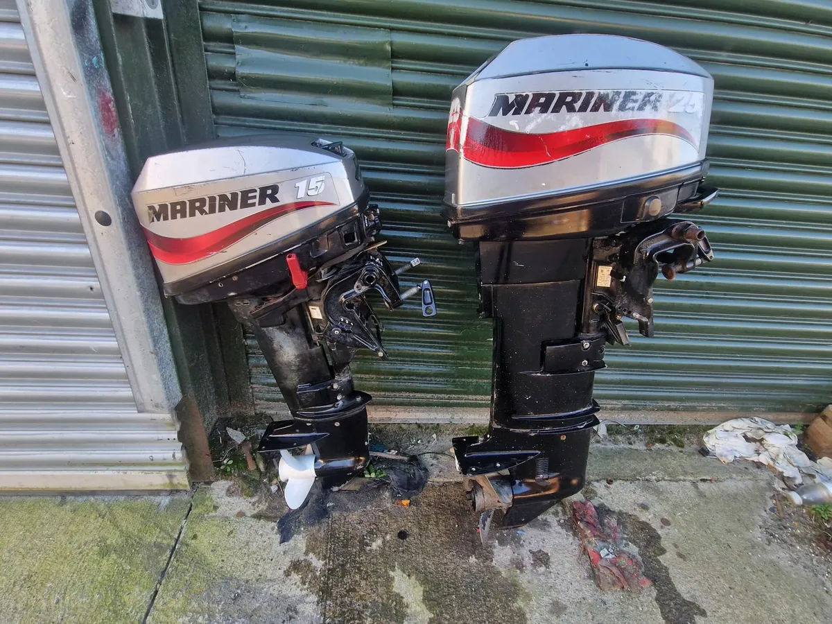 Mariner 15 & Mariner 25 hp Outboard  motors - Image 3