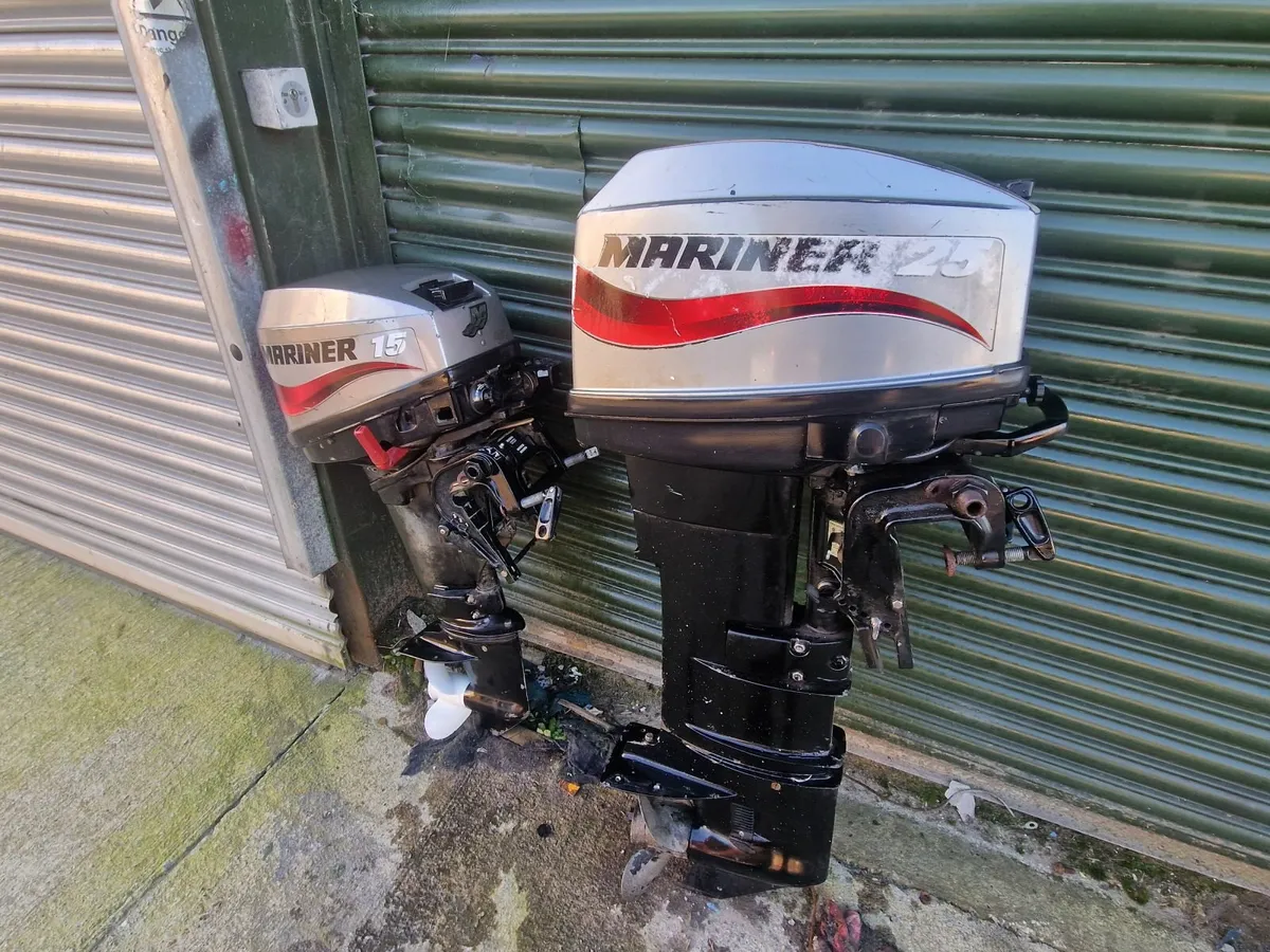 Mariner 15 & Mariner 25 hp Outboard  motors - Image 4
