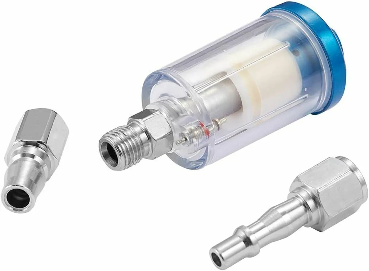 1/4 Oil Mini in Line Air Filter,Moisture Water Tra