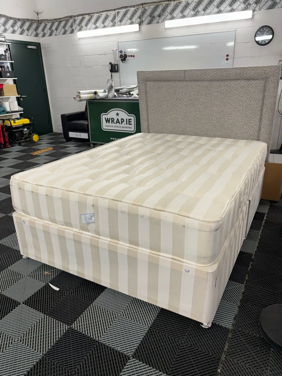 King Size Bed Drawers & Headboard-Never Used. - Image 1