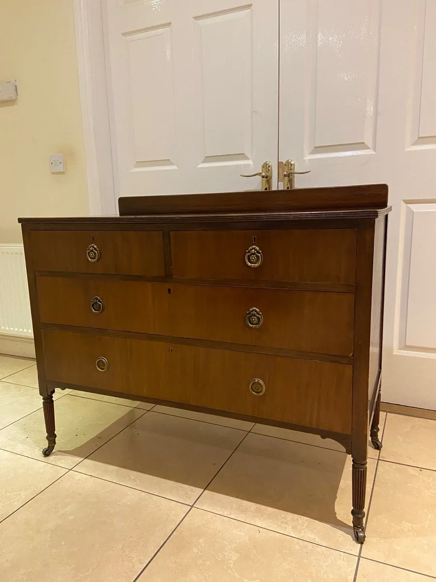 Edwardian chest drawers - Image 2