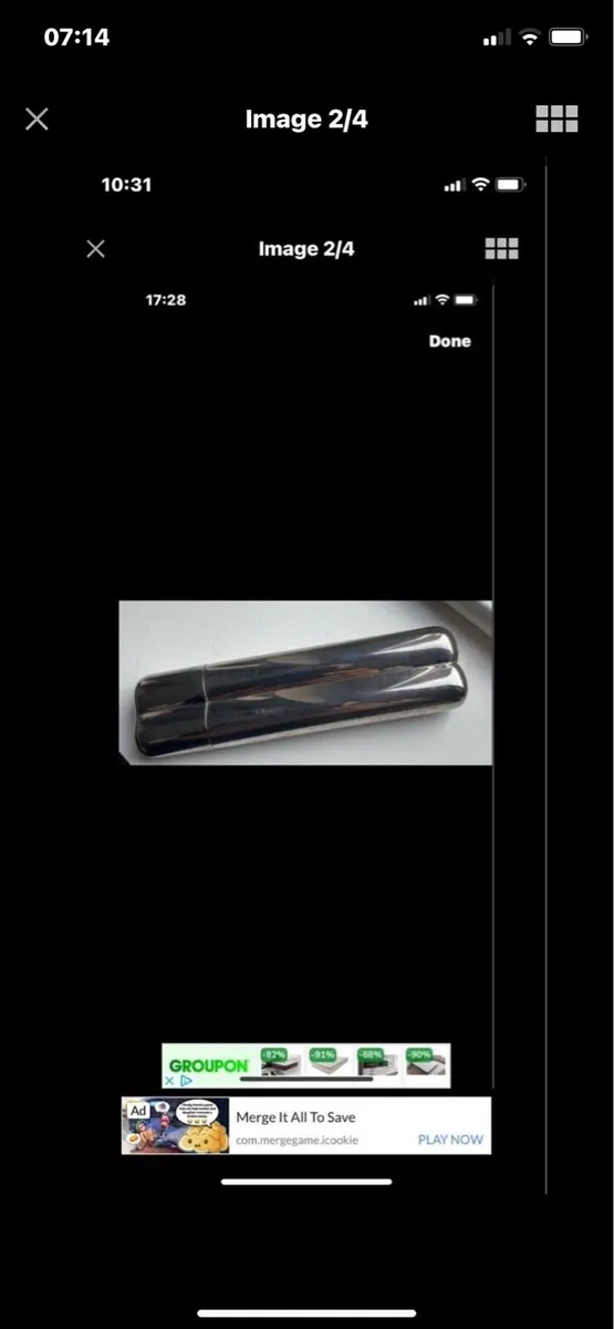 Metal Chamaco Double Tube Cigar Case - Image 2