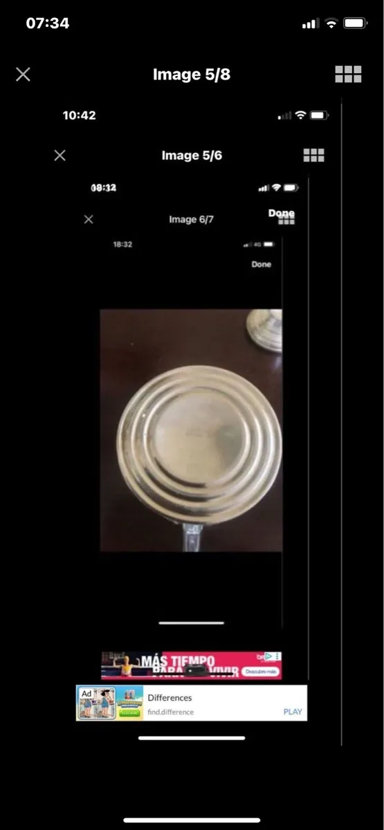 Antique Sterling Silver Weighted Milk & SugarBowls - Image 4