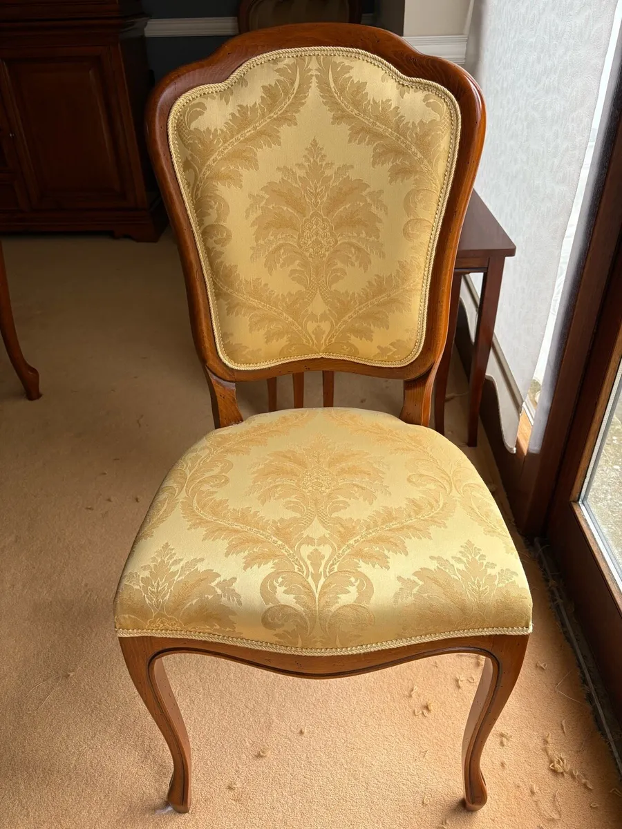 Luxurious Italian Selva Dining Table and chairs - Image 4