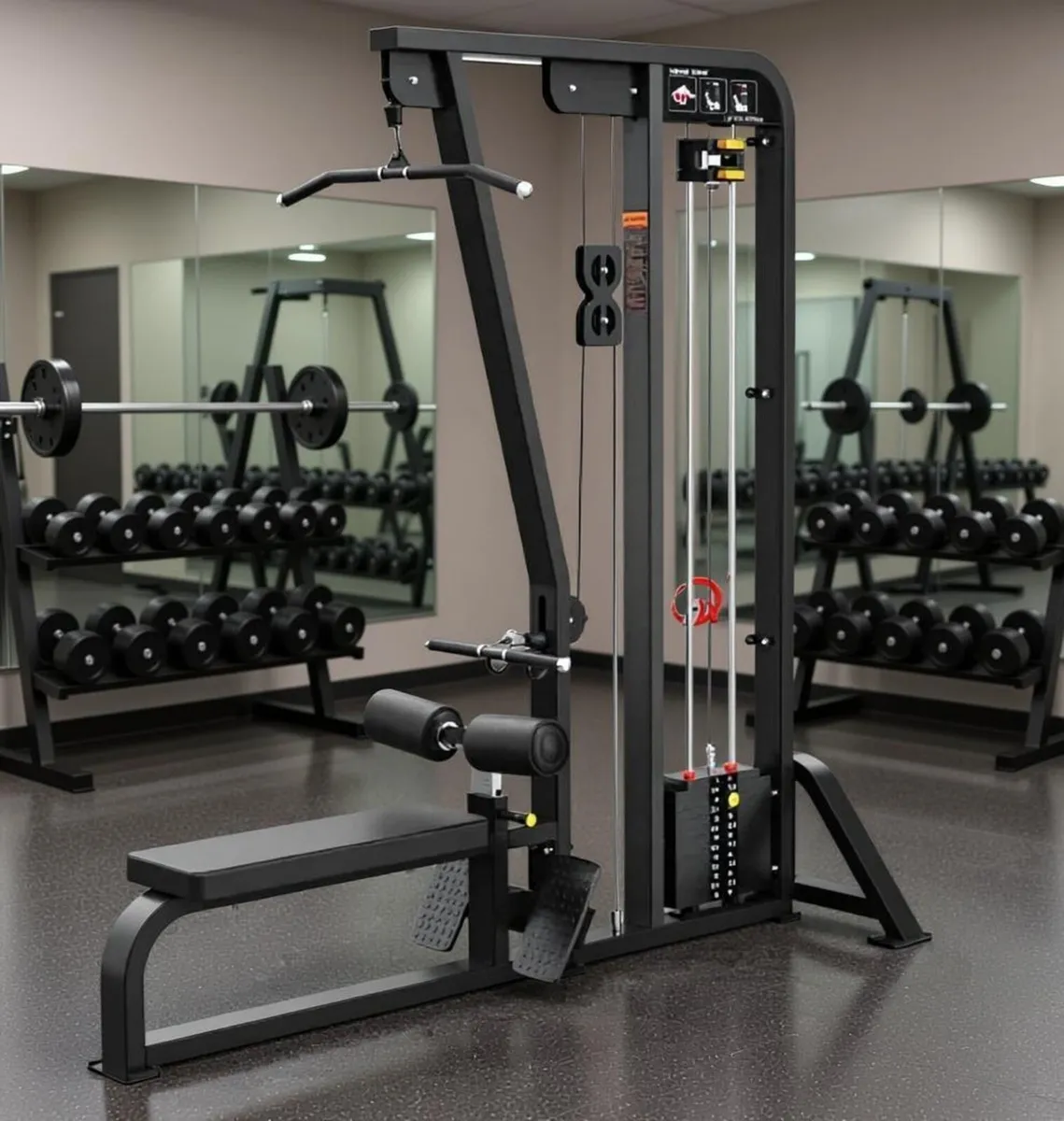 Lat Pulldown / mid row machine 100kg stack (new)