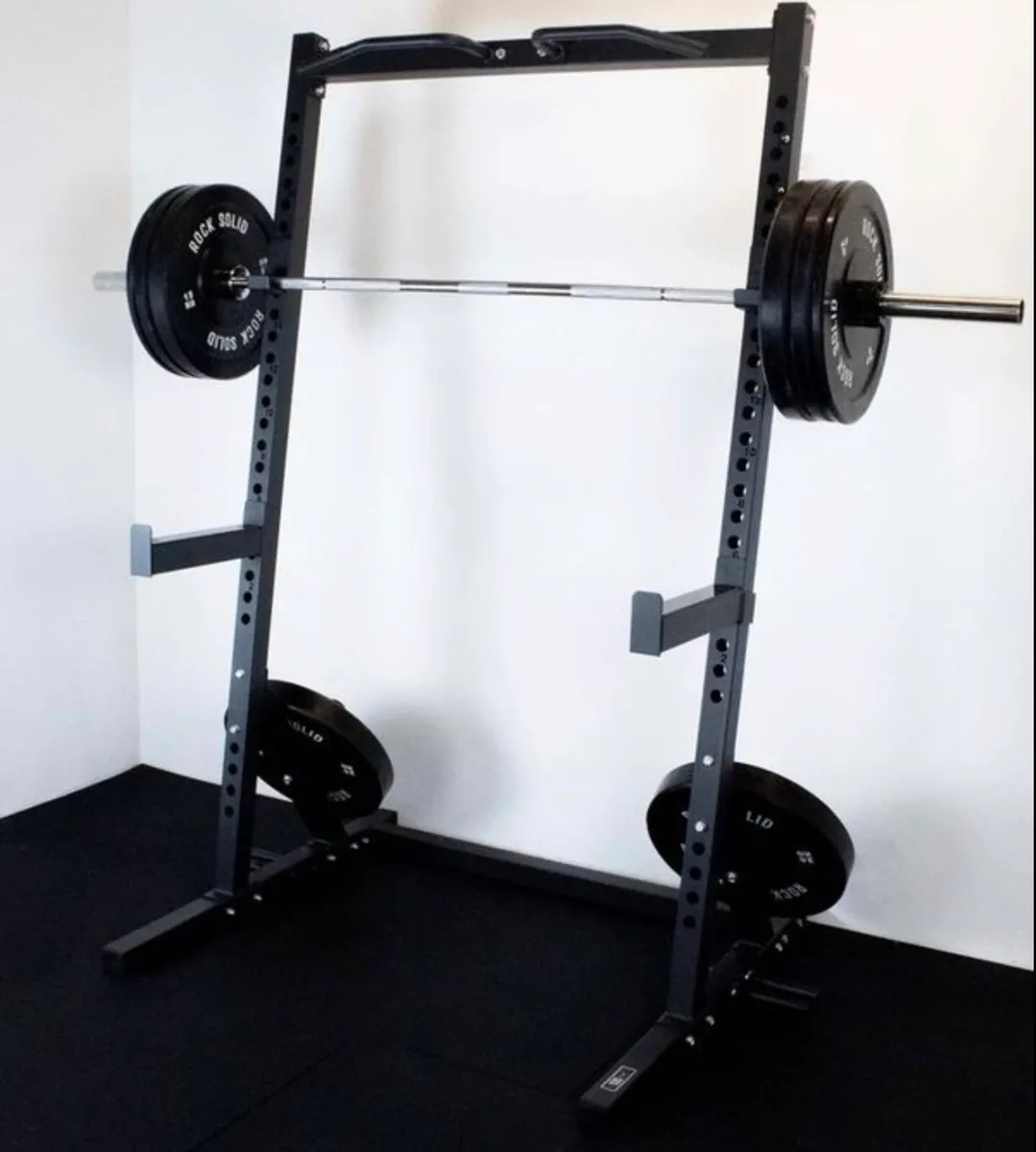 Half Rack, Barbell, weights 127.5kg (new in box) - Image 1